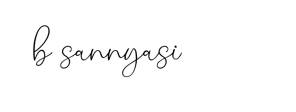 Signature of b-sannyasi