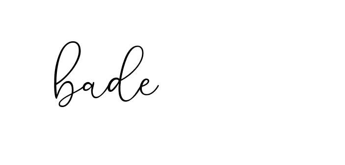 Signature of bade