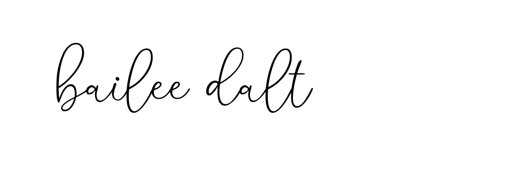 Signature of bailee-dalt