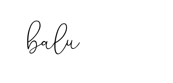 Signature of balu