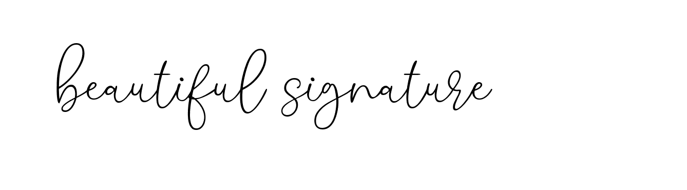 Signature of beautiful-signature