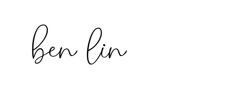 Signature of ben-lin