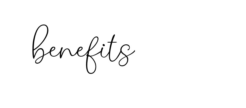 Signature of benefits