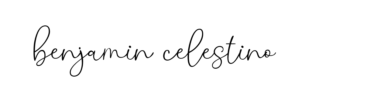 Signature of benjamin-celestino