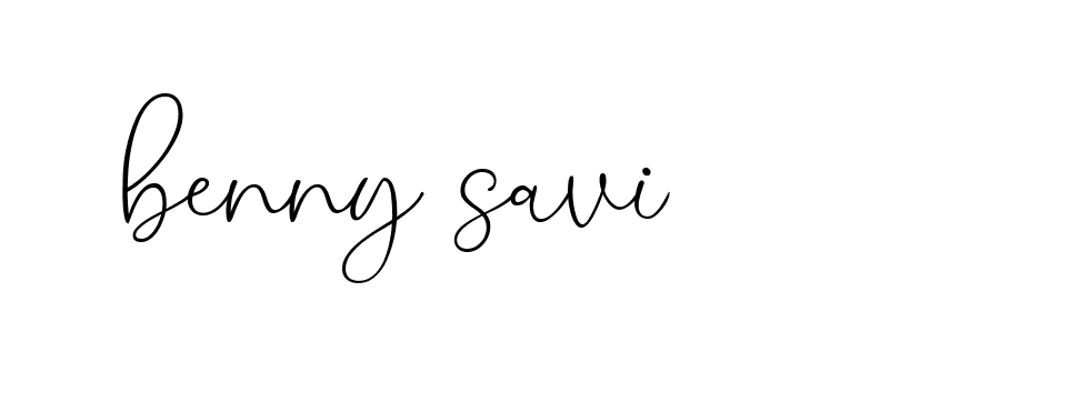 Signature of benny-savi