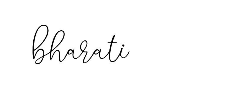 Signature of bharati