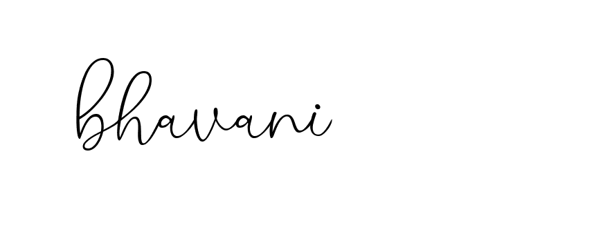 Signature of bhavani