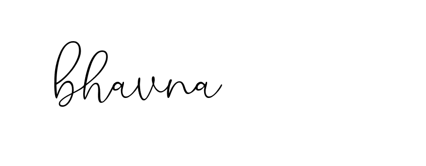 Signature of bhavna-