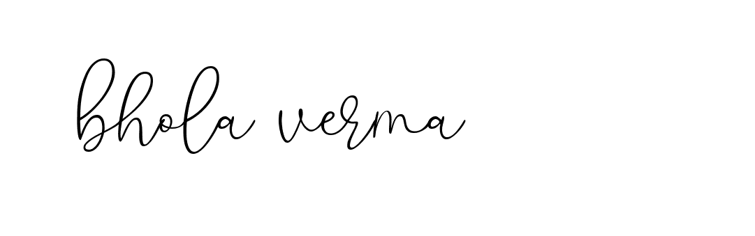 Signature of bhola-verma-