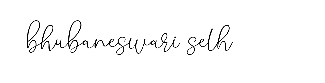 Signature of bhubaneswari-seth