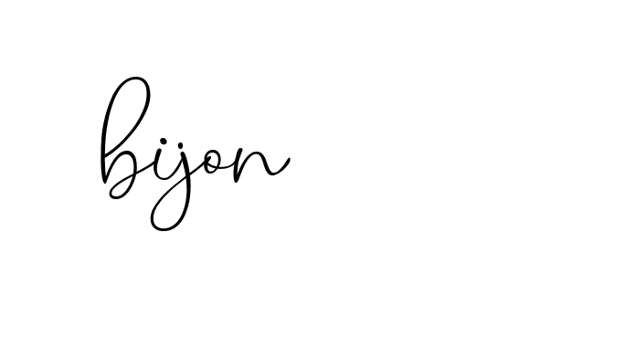 Signature of bijon