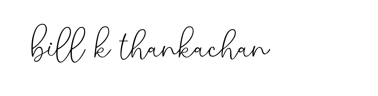 Signature of bill-k-thankachan