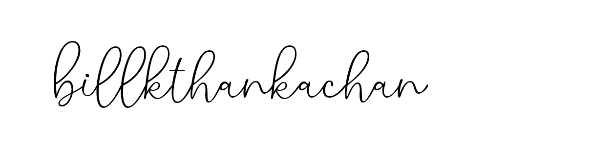 Signature of billkthankachan