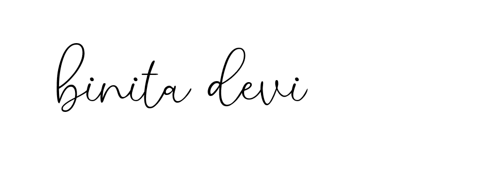 Signature of binita-devi