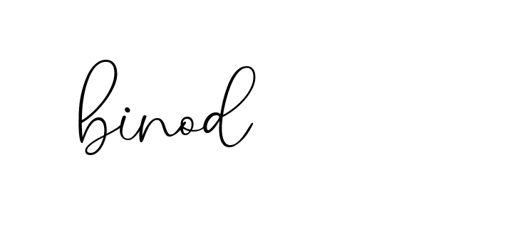 Signature of binod