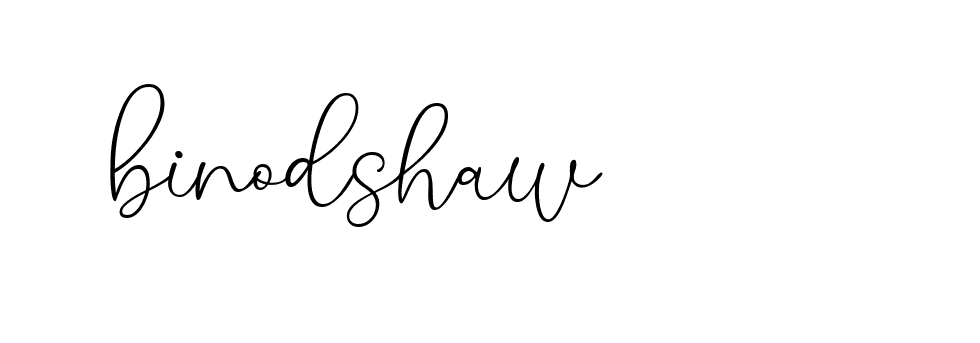 Signature of binodshaw