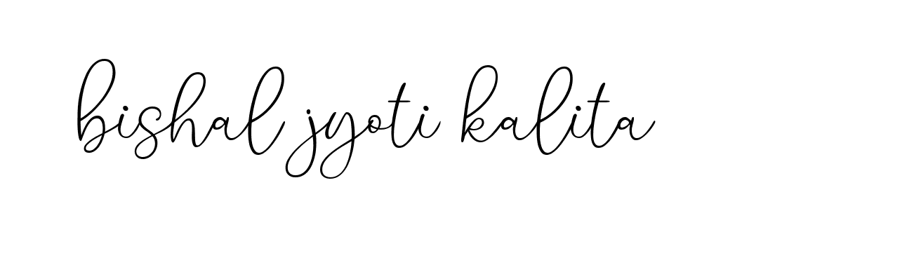 Signature of bishal-jyoti-kalita