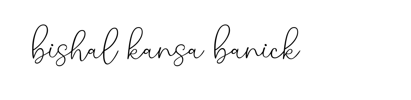 Signature of bishal-kansa-banick