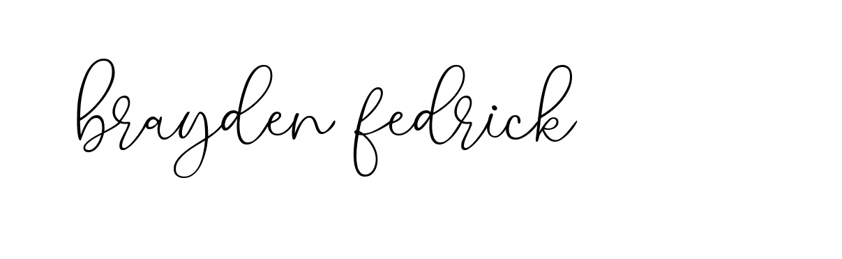 Signature of brayden-fedrick