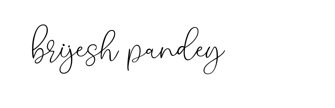 Signature of brijesh-pandey