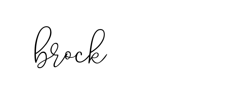 Signature of brock-