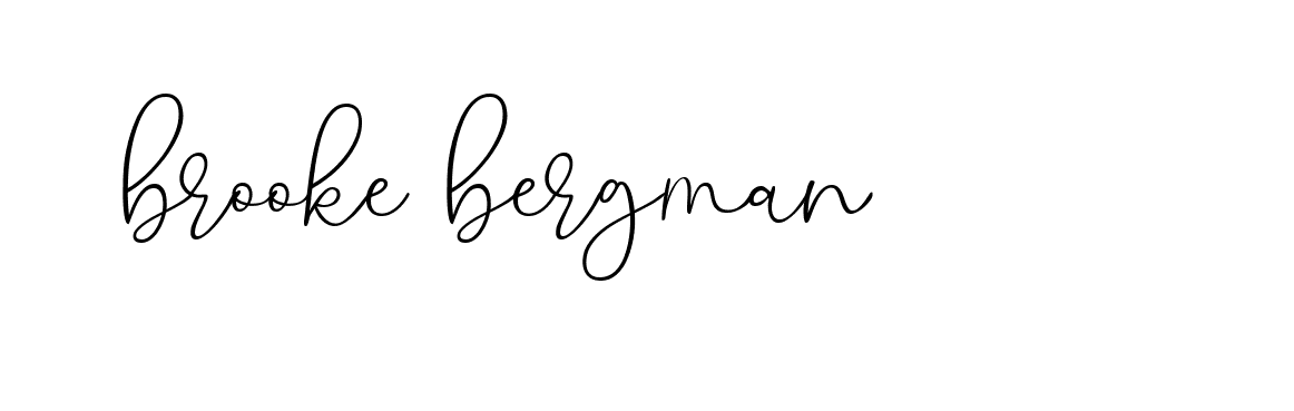 Signature of brooke-bergman