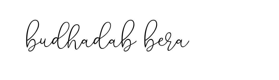 Signature of budhadab-bera