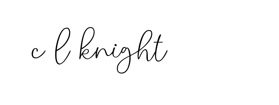 Signature of c-l-knight