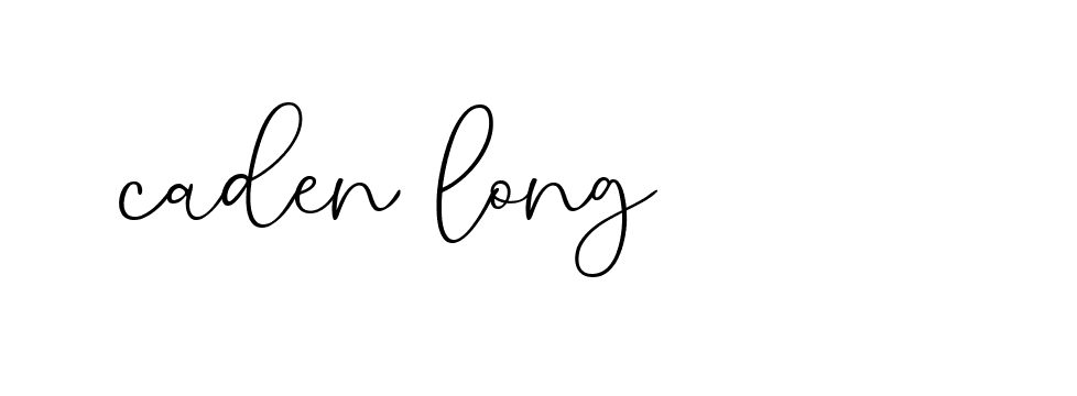 Signature of caden-long