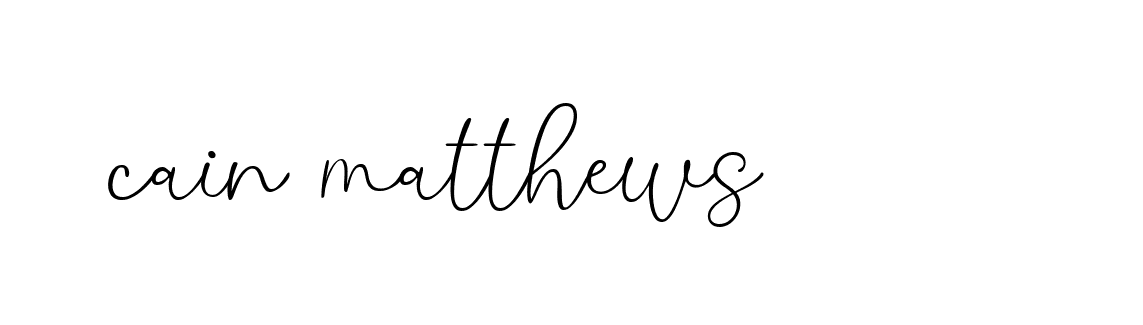 Signature of cain-matthews