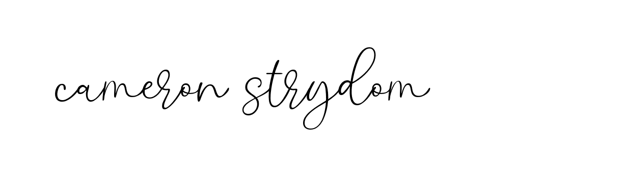 Signature of cameron-strydom