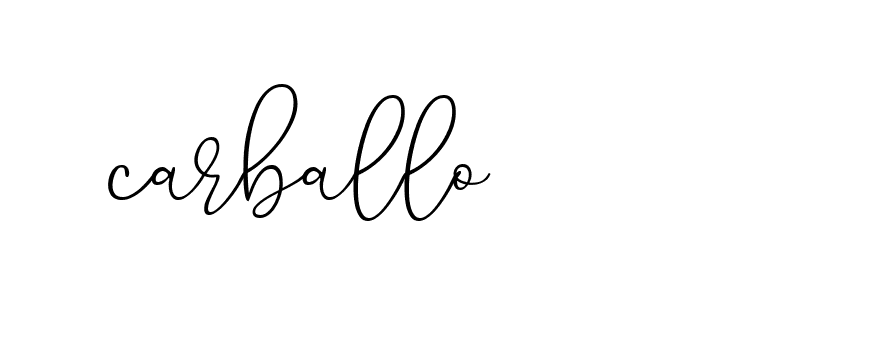 Signature of carballo