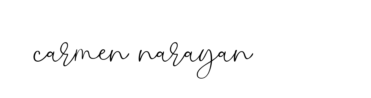 Signature of carmen-narayan