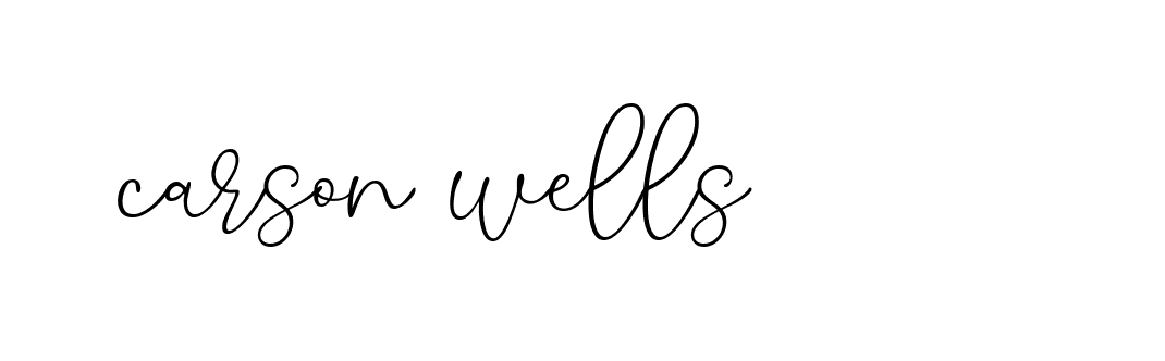 Signature of carson-wells