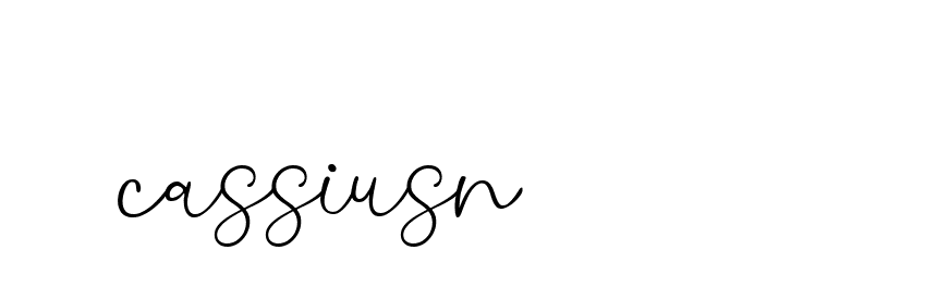 Signature of cassiusn