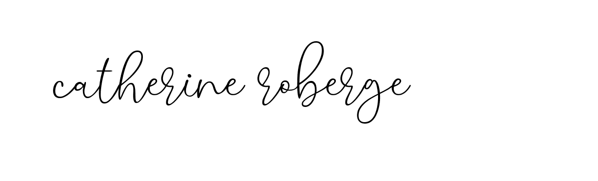 Signature of catherine-roberge