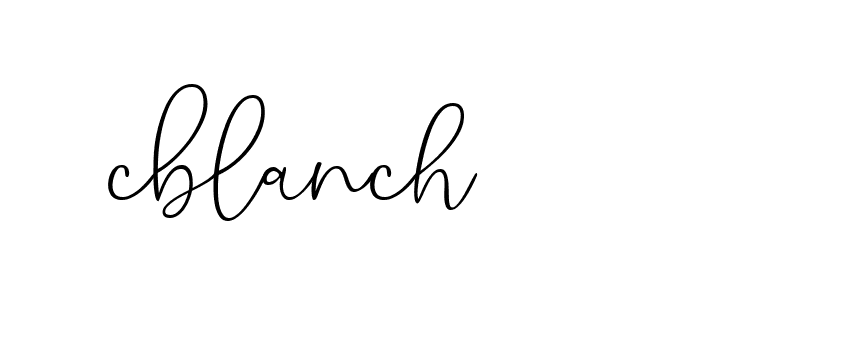 Signature of cblanch