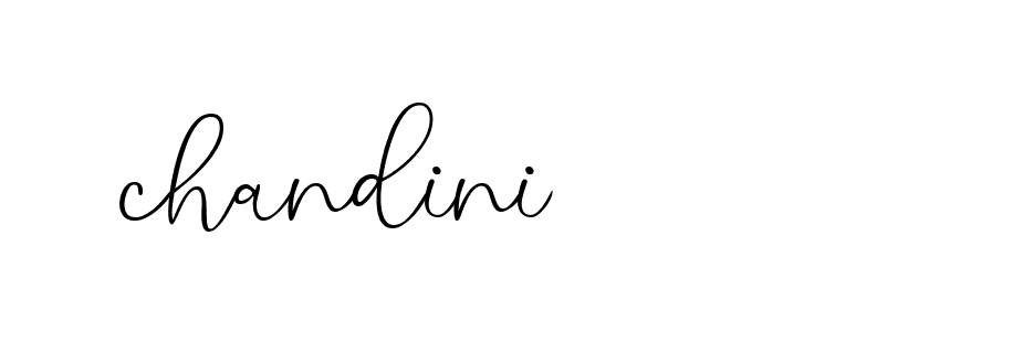 Signature of chandini-