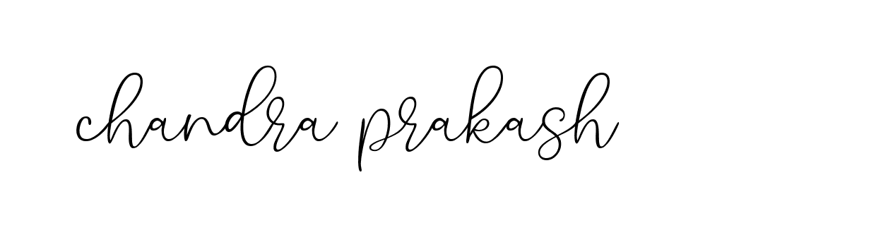 Signature of chandra-prakash