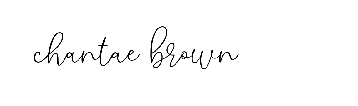 Signature of chantae-brown