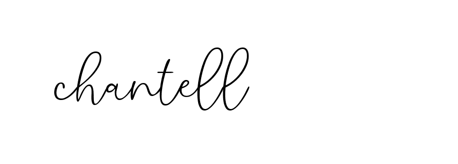 Signature of chantell-