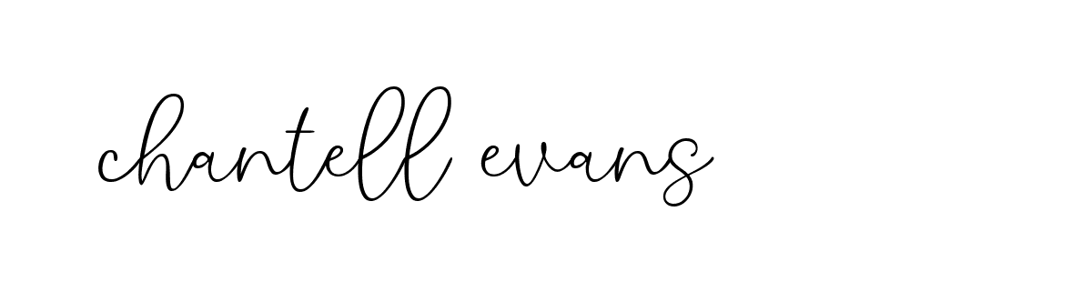 Signature of chantell-evans-