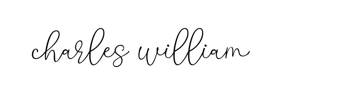 Signature of charles-william