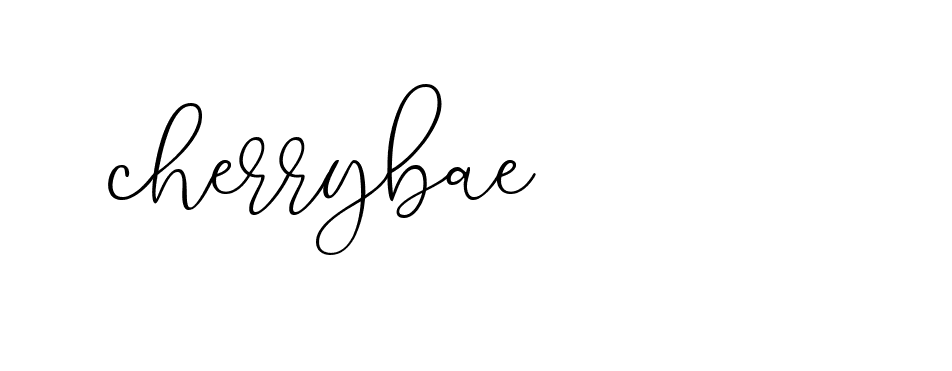 Signature of cherrybae-