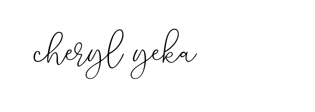 Signature of cheryl-yeka