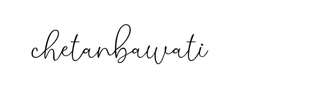 Signature of chetanbawati