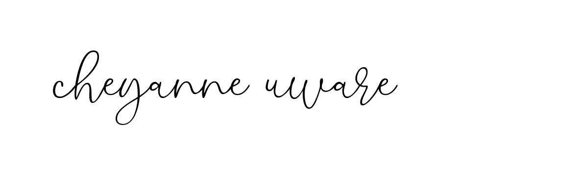 Signature of cheyanne-uware