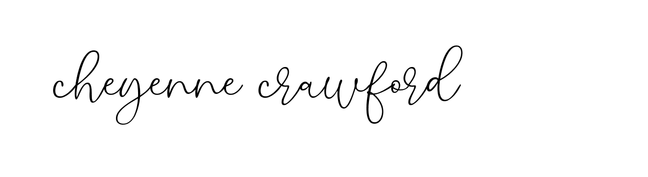 Signature of cheyenne-crawford