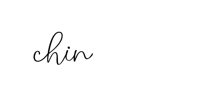 Signature of chin-