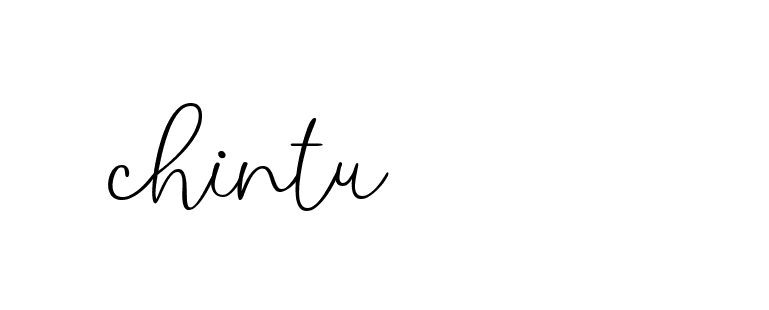 Signature of chintu